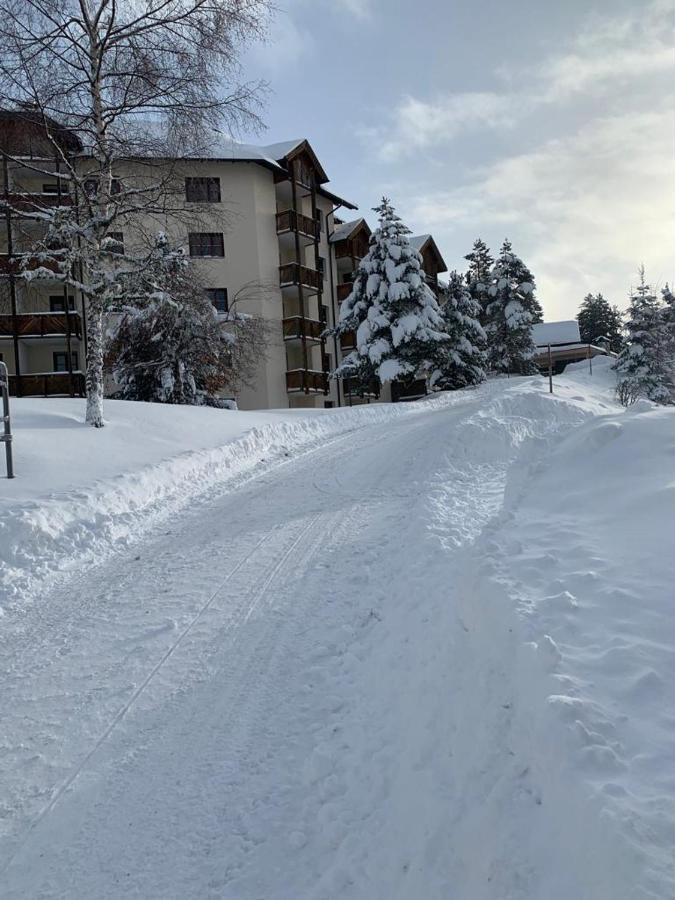 Hundefreundliche Bergwohnung Neben Der Skipiste - Mittelstation Skigebiet Gerlitzen Kanzelhohe Kültér fotó